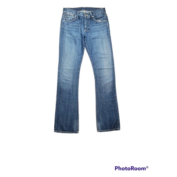 COH Citizens of Humanity Jeans Riley Boyfriend Flare Selvage Jeans In Digger - Picture 4 of 12